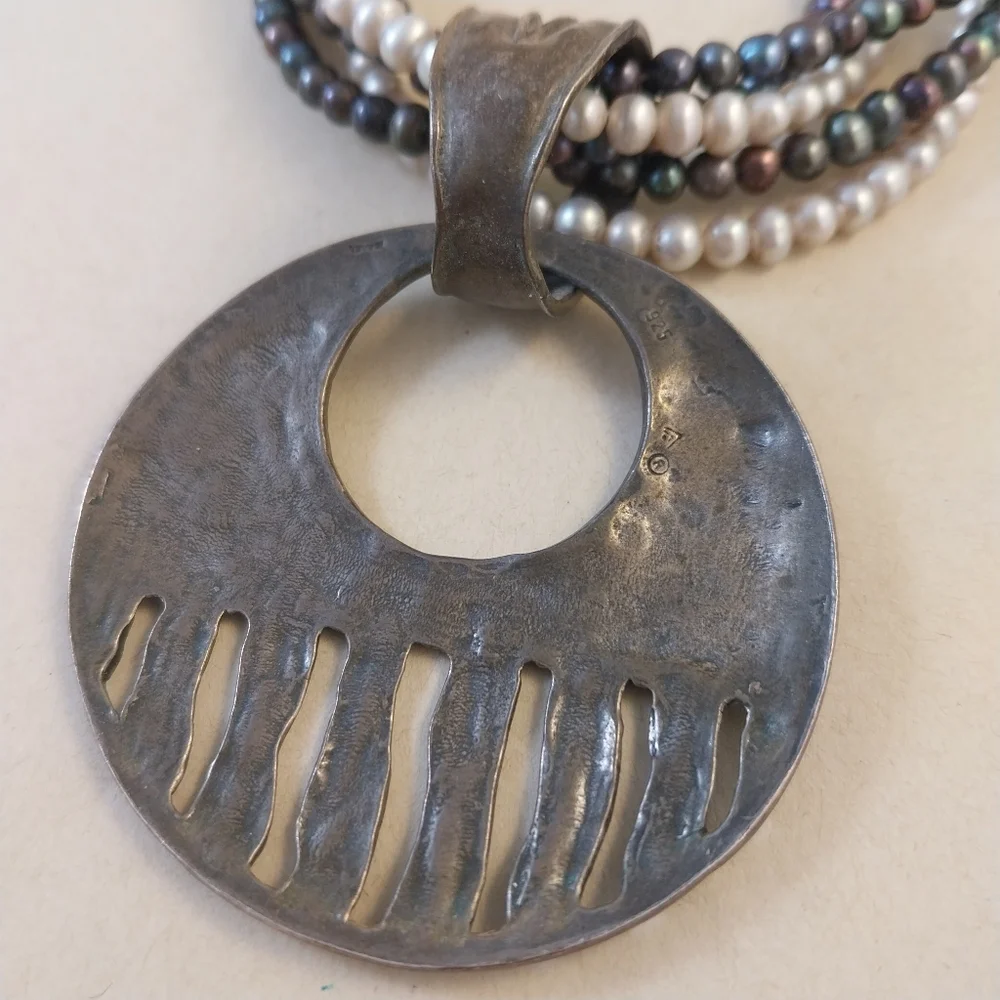 Silpada Sterling Silver Pearl Necklace - Picture 12 of 16